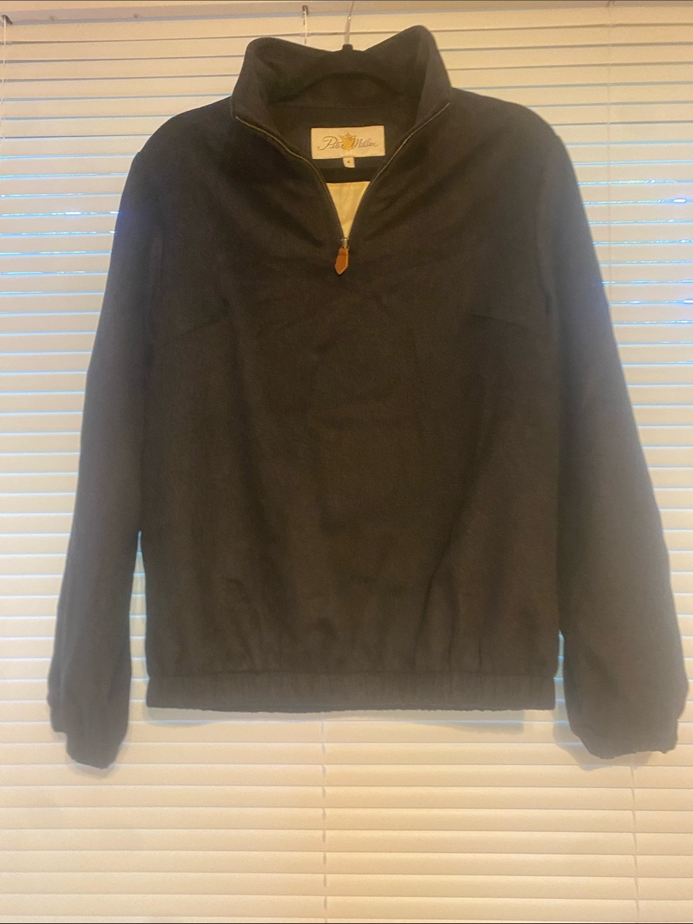 Peter Millar Men's Half-Zip 100% Cashmere pullover with 100% silk lining